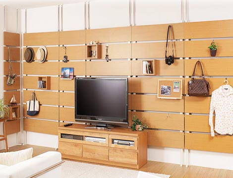 殺風景なお部屋がおしゃれに変身
